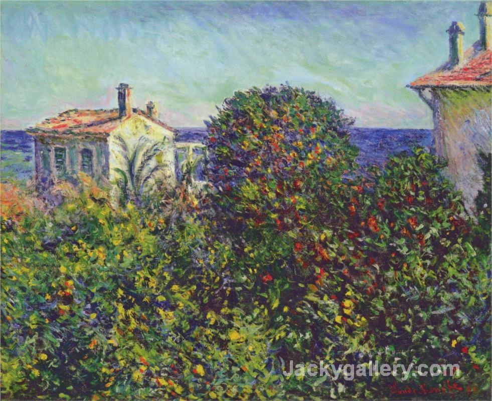 Bordighera, the House of Gardener by Claude Monet paintings reproduction